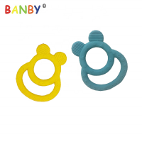 Natural Rubber Baby Squeaky Toy Silicone Beads Wholesale