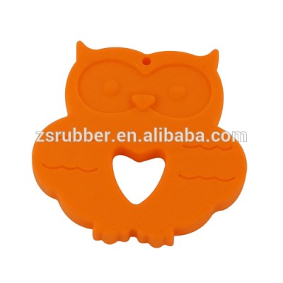 BPA Free baby teether animal Owl shaped silicone baby articles funny baby teether