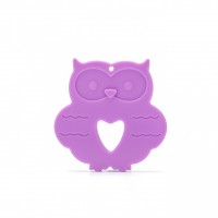 Owl Silicone Teether Pendant for Nursing Teething Ornaments