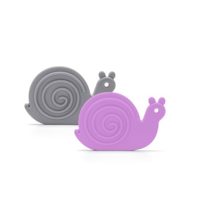 2019 High Quality Advanced Tech Soft Silicone Snail Baby Teether