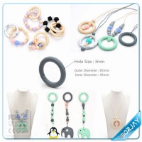 Baby Product Silicone Teething Necklace artificial jewellery wholesale jewelry