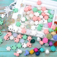 BPA Free Food Grade Colorful Safe Silicone Beads for Babies